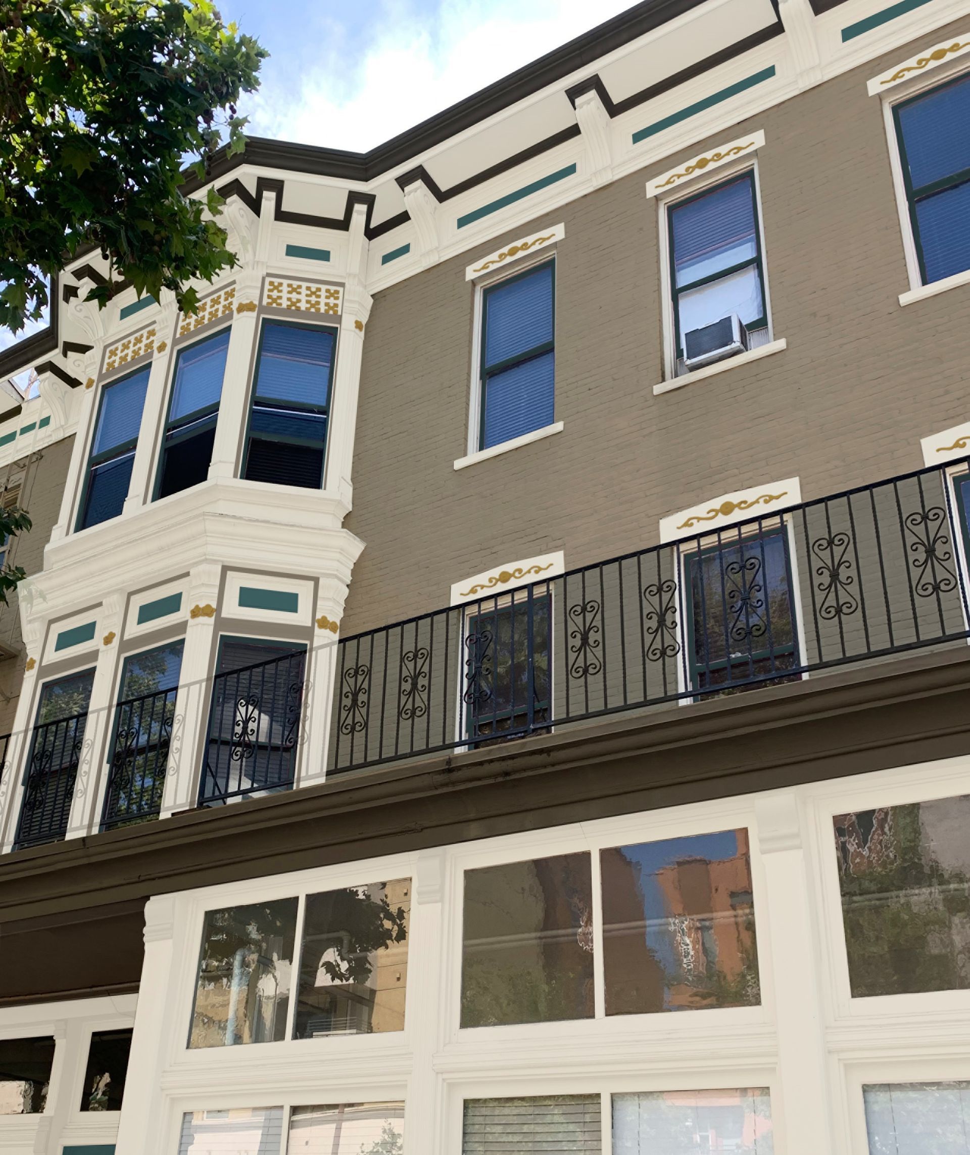 509 Park building side view