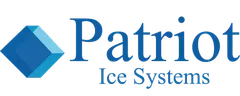 The patriot ice systems logo has a blue diamond on it.