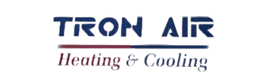 A logo for a company called tron air heating and cooling.