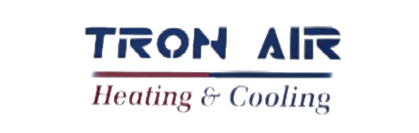 A logo for a company called tron air heating and cooling.