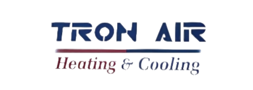A logo for a company called tron air heating and cooling.