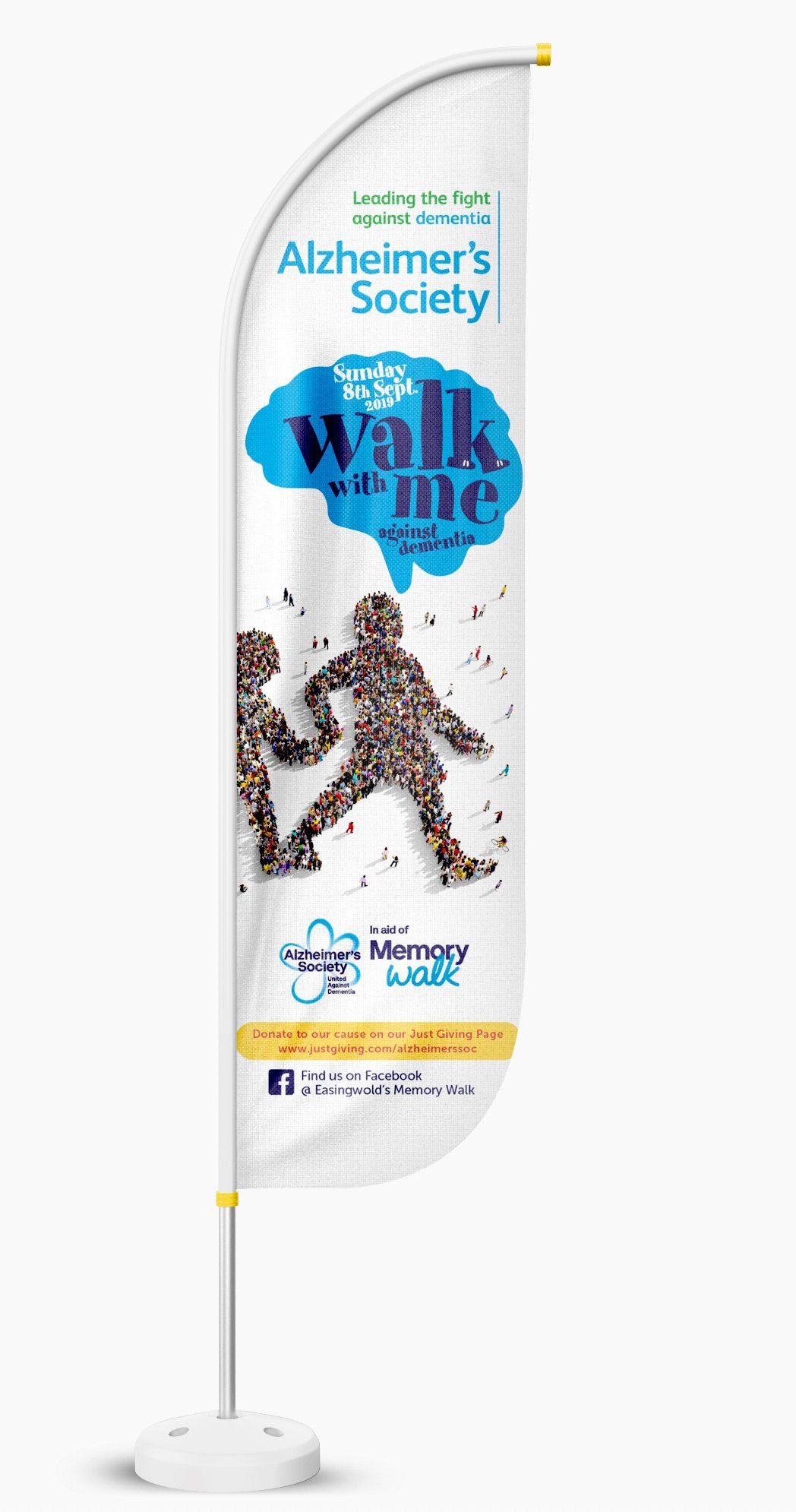 Flag for Alzheimer's Society: 