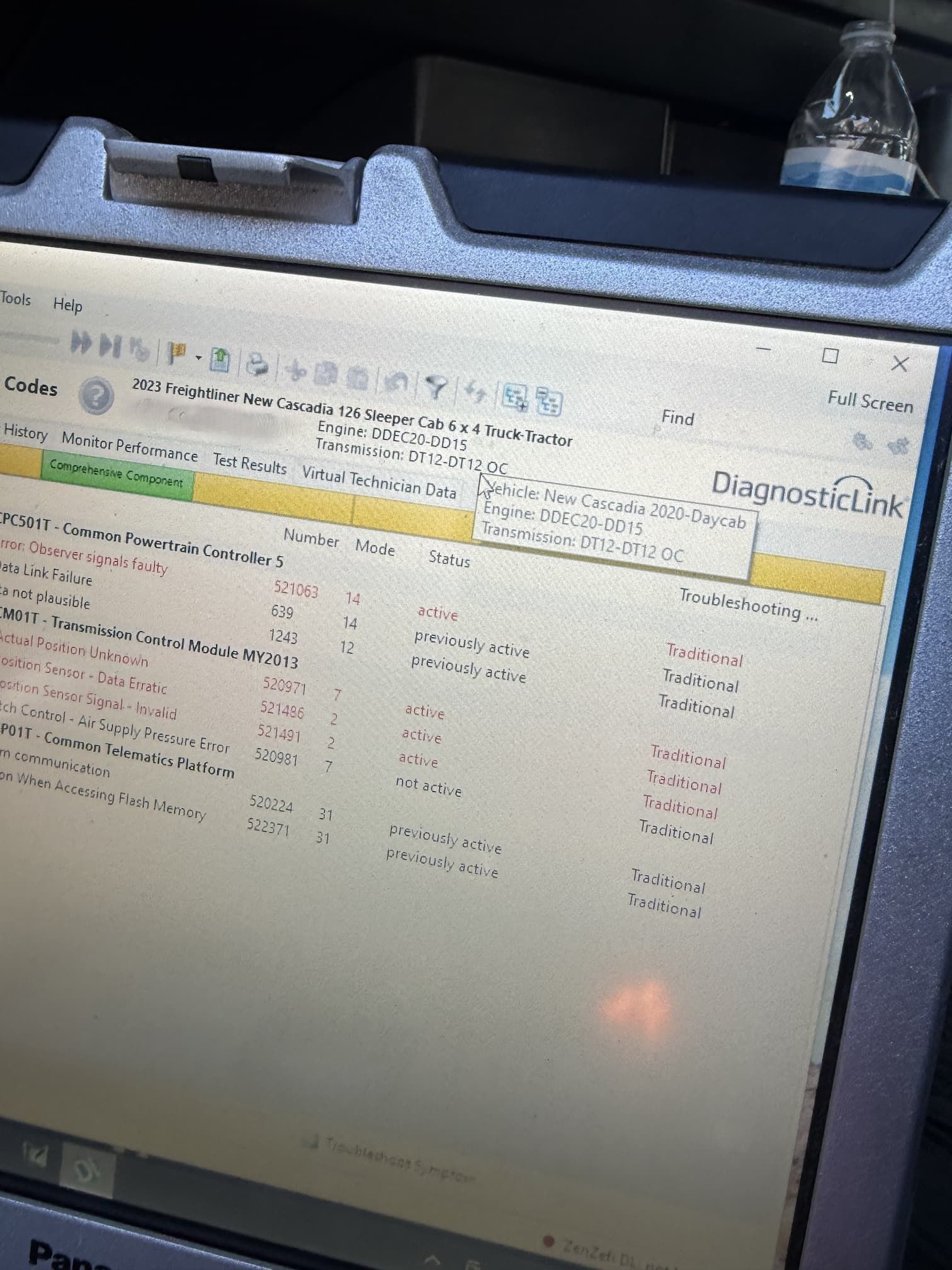 Mobile Diesel Engine Transmission Diagnostics Semi Truck Big Rig Calimesa CA Inland Empire Riverside County