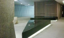 Showcase with blueprint and new pool result