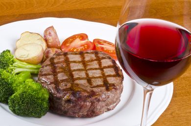 Steak and Wine