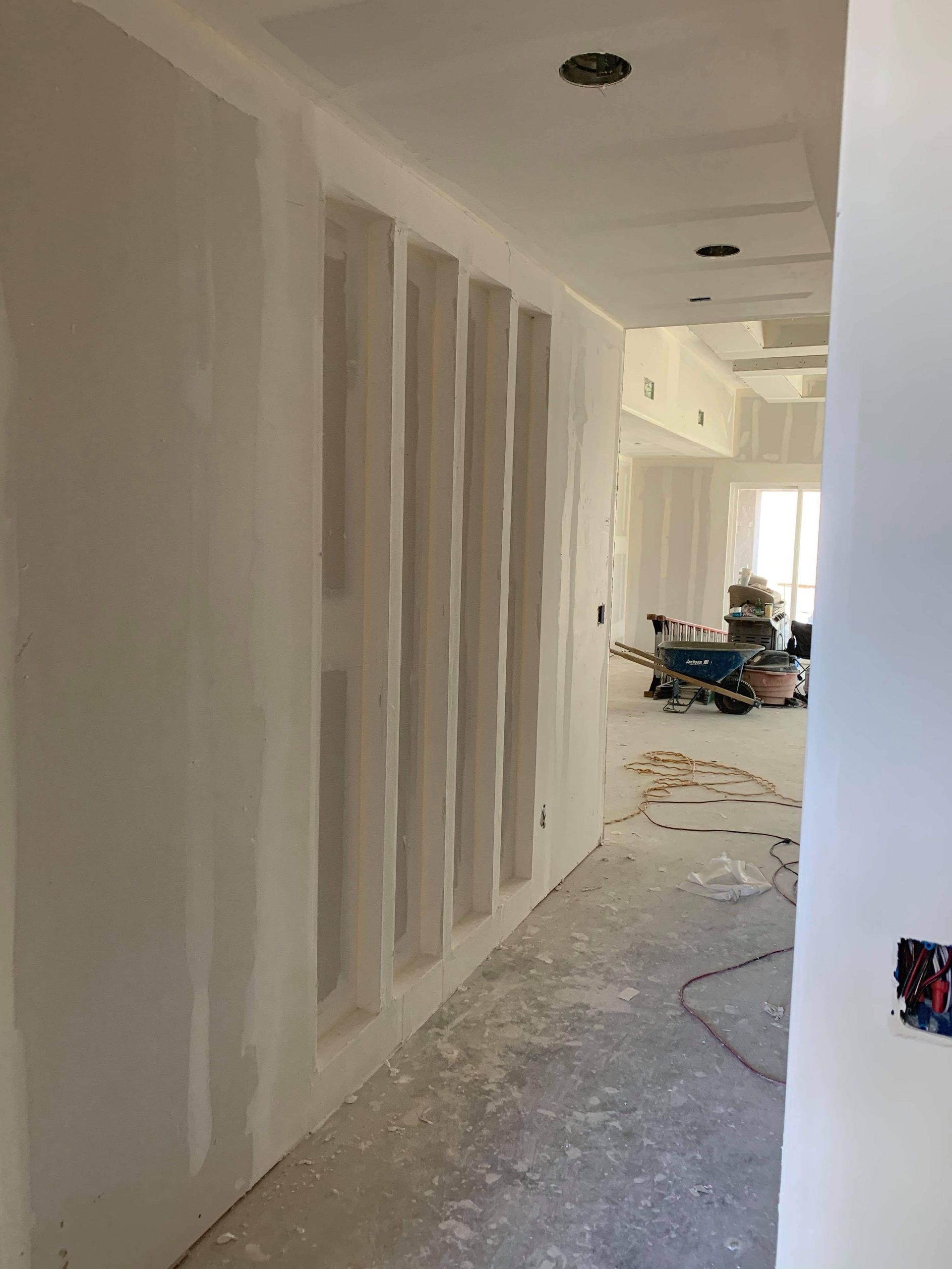 Interior drywall installation and finishing work for remodel in Santa Fe NM home