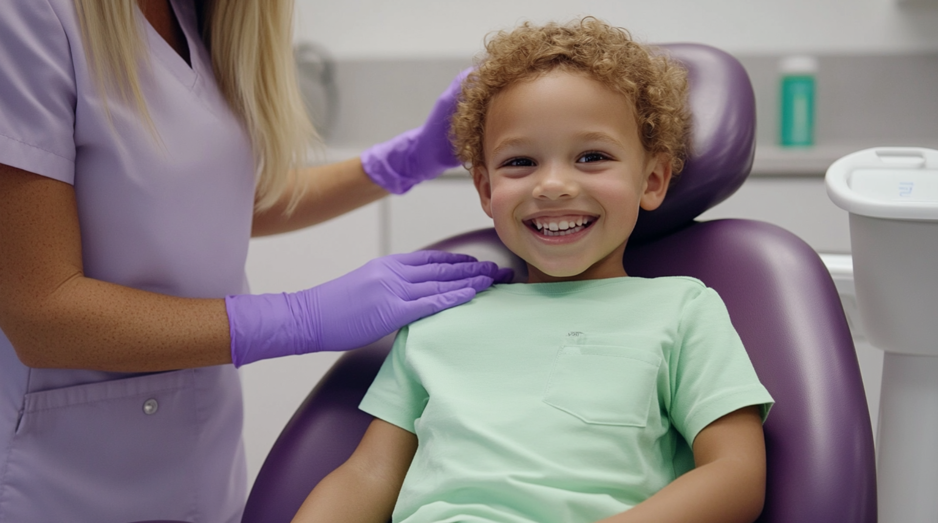 Pediatric Dentist In Dobbs Ferry NY examining young girl's teeth