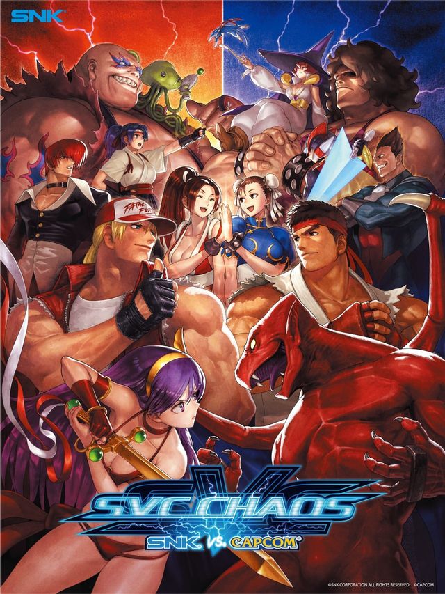 SVC Chaos: SNK Vs. Capcom relançado com Netcode Rollback!!!