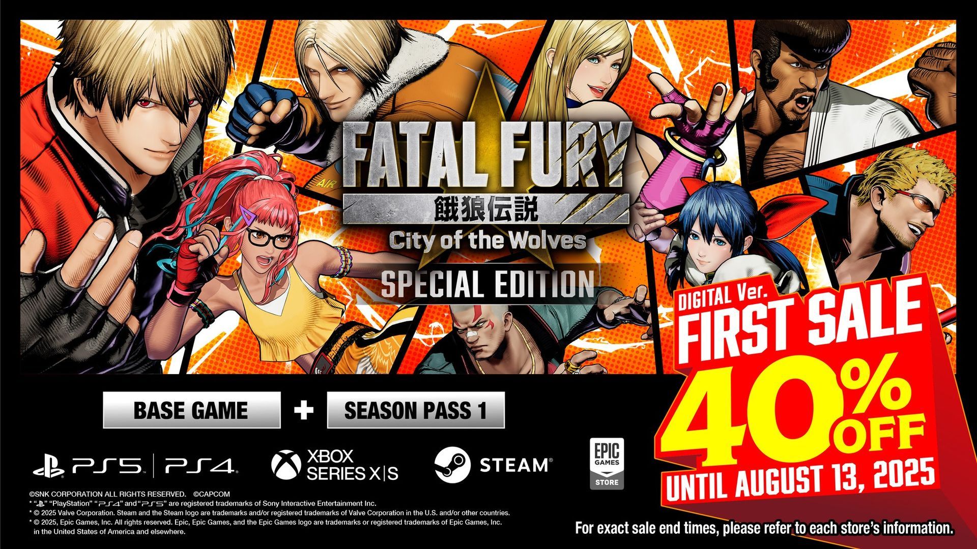 PROMOÇÃO: Fatal Fury CotW está com 40% de desconto!