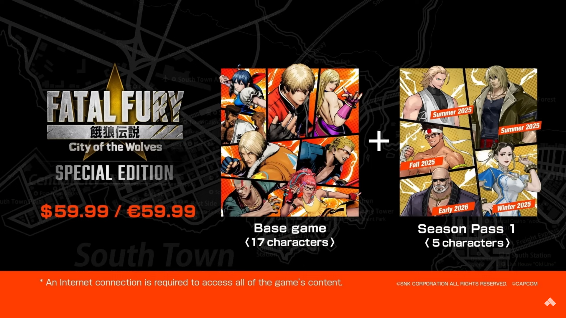 COMEMORE: Andy, Ken, Joe, Chun-li e Mr.Big confirmados na Season 1 de Fatal Fury CotW