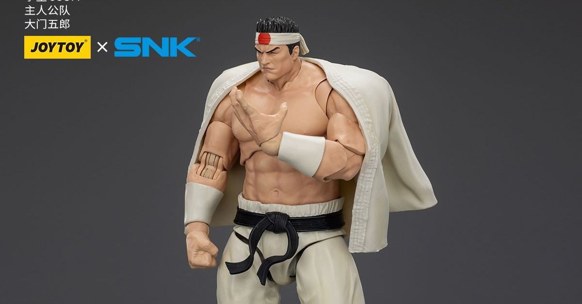 JOY TOY divulga imagens de Kyo, Benimaru e Goro Daimon, da linha KOF 98 Ultimate Match.
