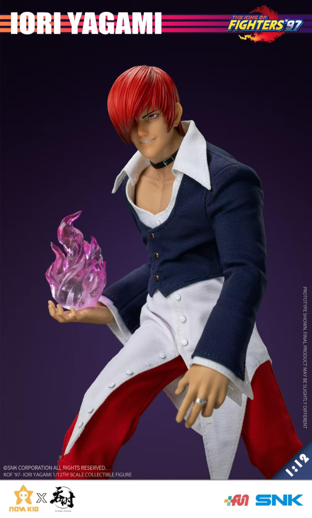 Tunshi Studio divulga imagens oficiais de Iori Yagami.