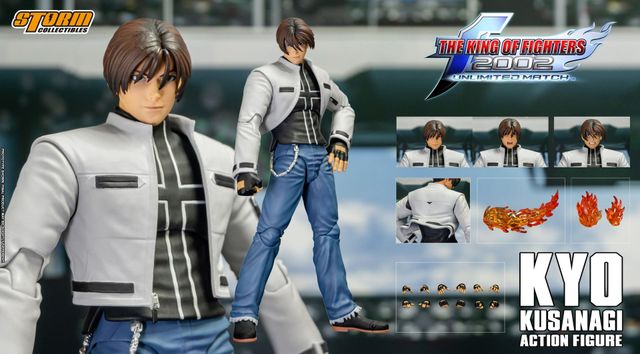 Action Figure Kyo Kusanagi 7: The King Of Fighters '98 - Boneco