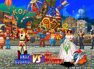 The King of Fighters 98 Online - Lutando contra Mai Shiranui 