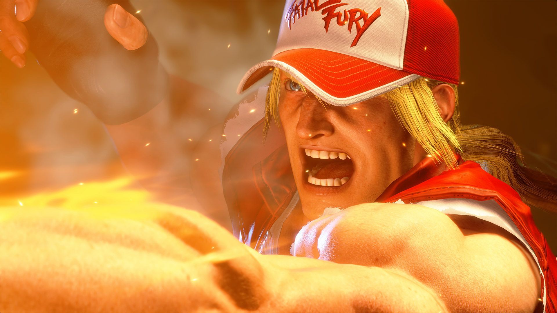 Prólogo/Bio e ficha de Terry Bogard em Street Fighter 6.