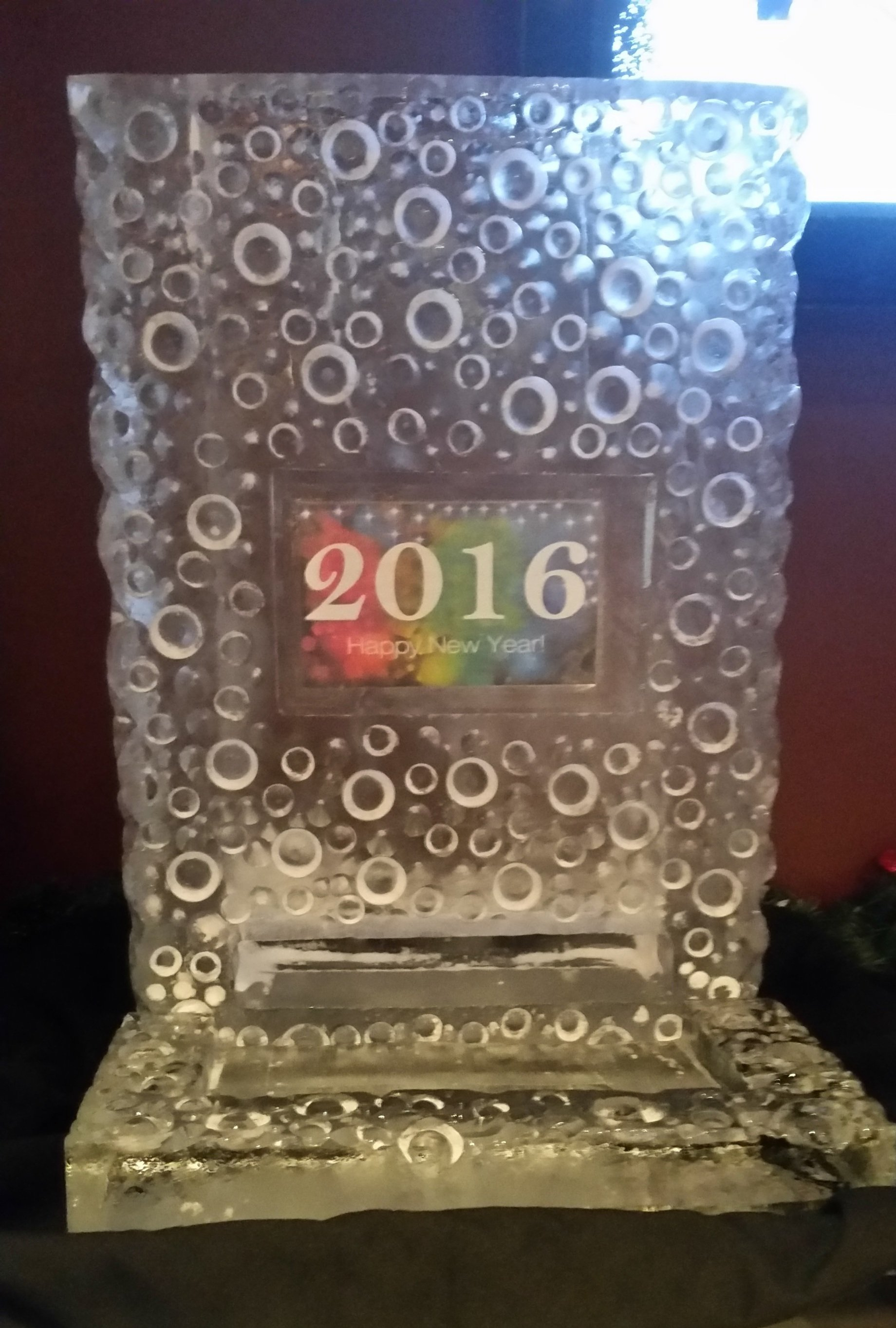 A picture frame with the year 2016 on it