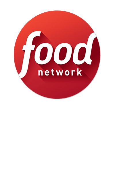 A red circle with the word food network on it