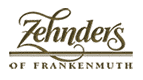 A logo for zehnders of frankenmuth on a white background.