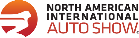 The logo for the north american international auto show