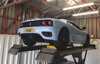 car for servicing