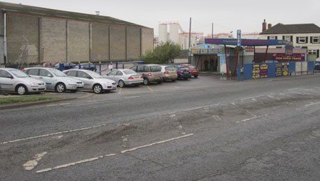 cars parked