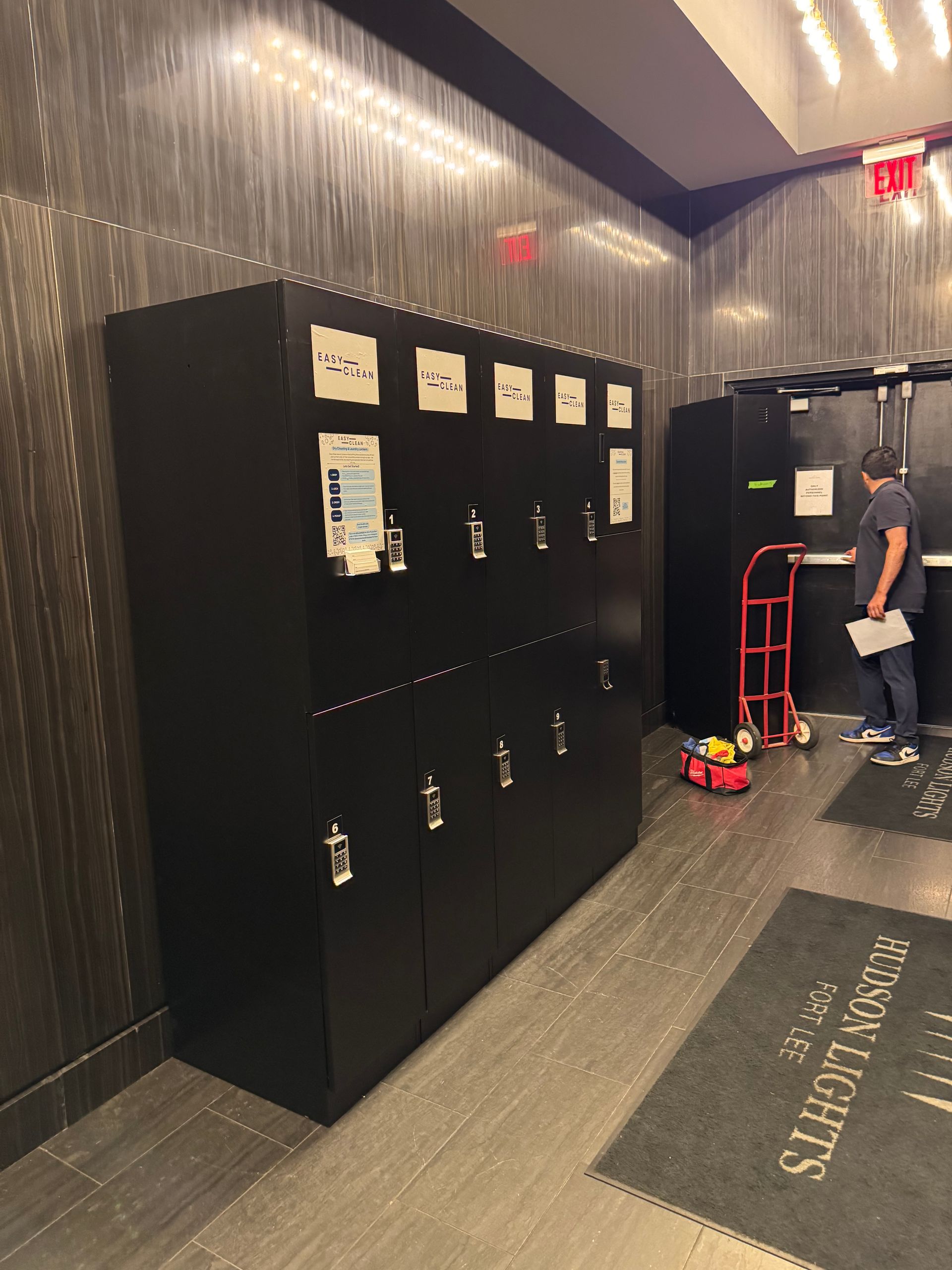 Easy Clean Laundry Lockers
