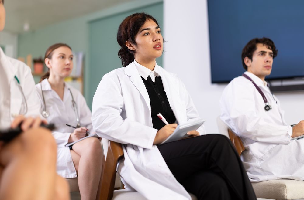 Medical Professionals Seated in a Conference Room — Blue Stone Medical & Professional in West Rockhampton, QLD