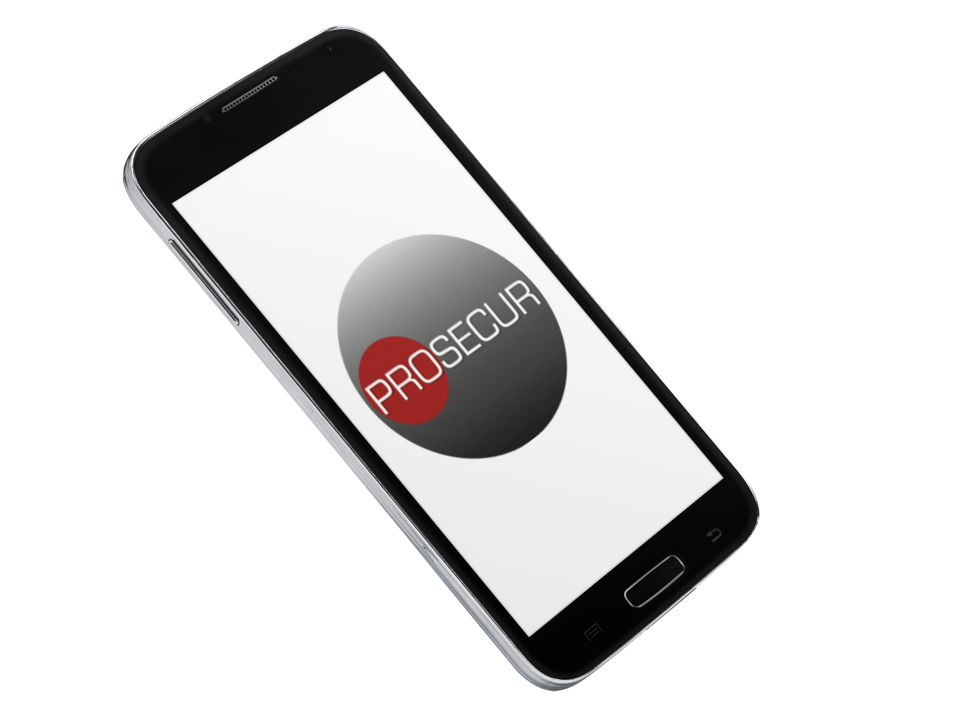 Un téléphone portable avec le mot prosecur sur l'écran