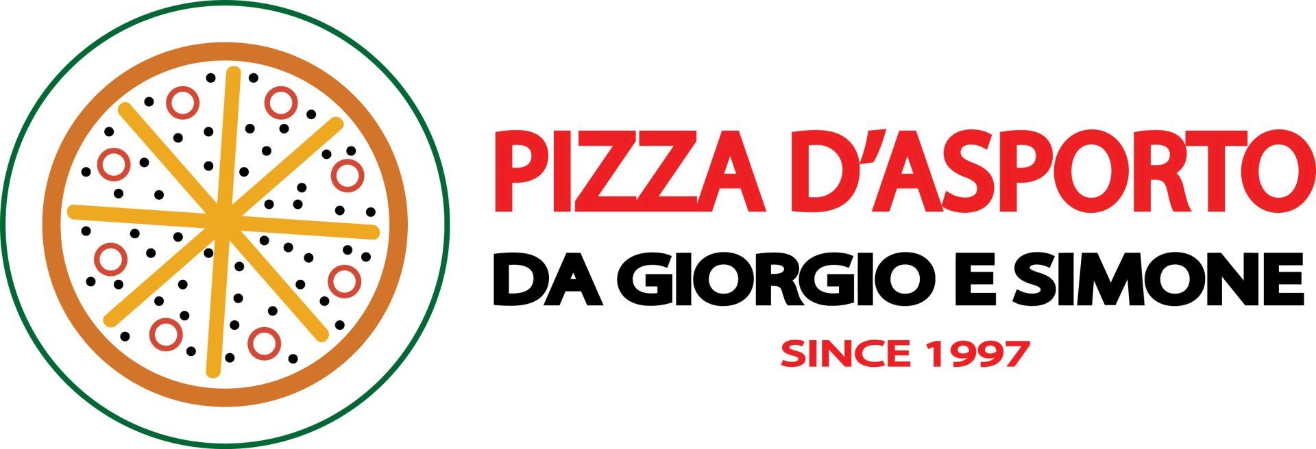 PIZZA DA ASPORTO DA GIORGIO E SIMONE - LOGO