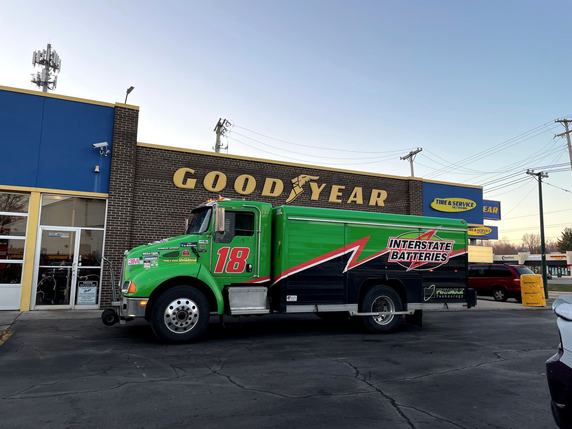 Interstate battery truck | Jamie's Tire & Service