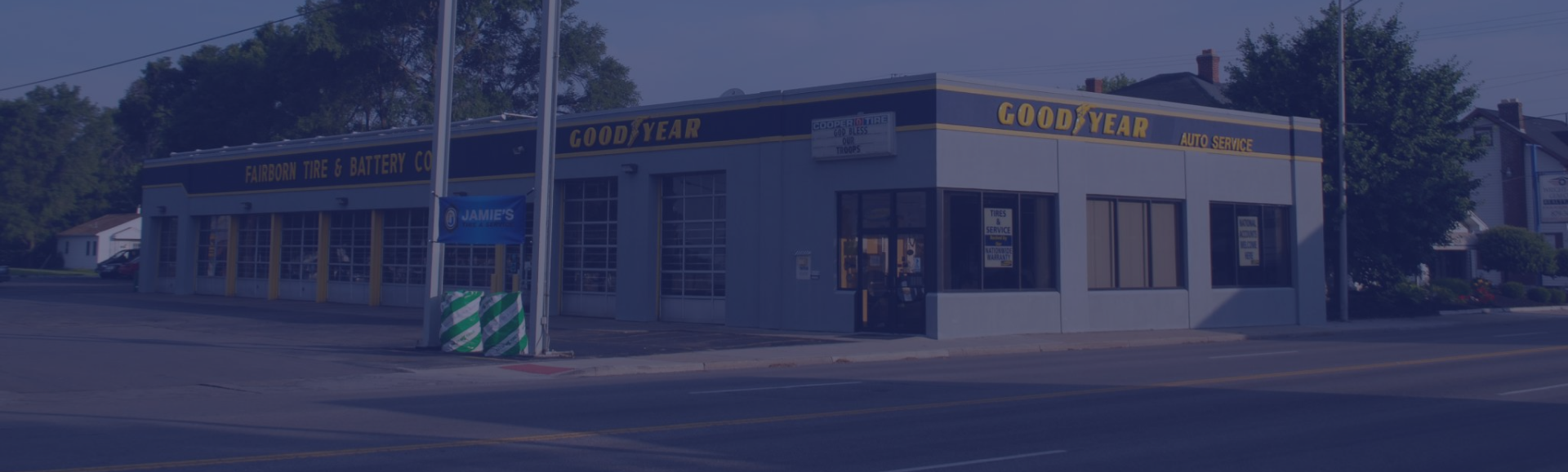 Shop outside | Jamie's Tire & Service