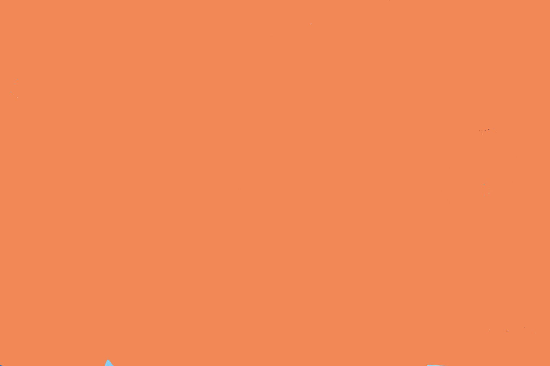 A close up of an orange background with a blue border.