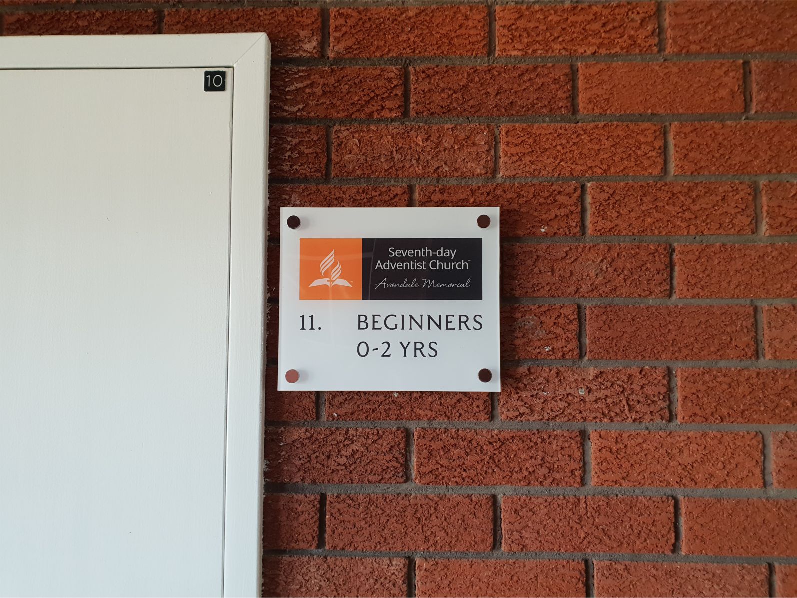 wall mounted signage