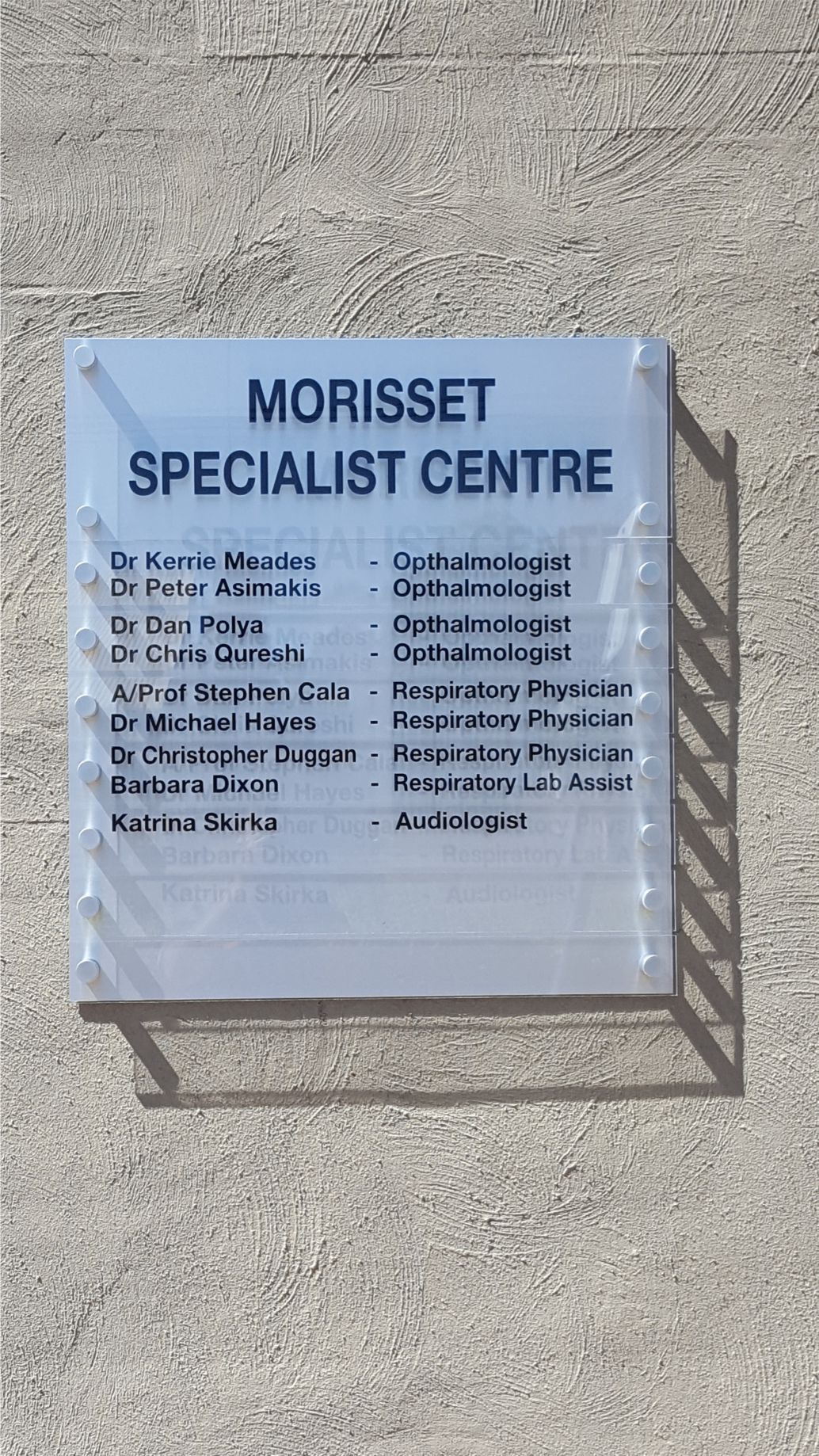 View of a signage board