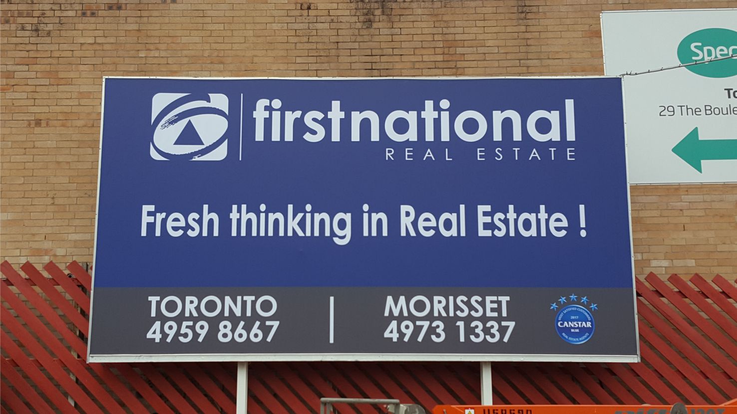 wall mounted signage board