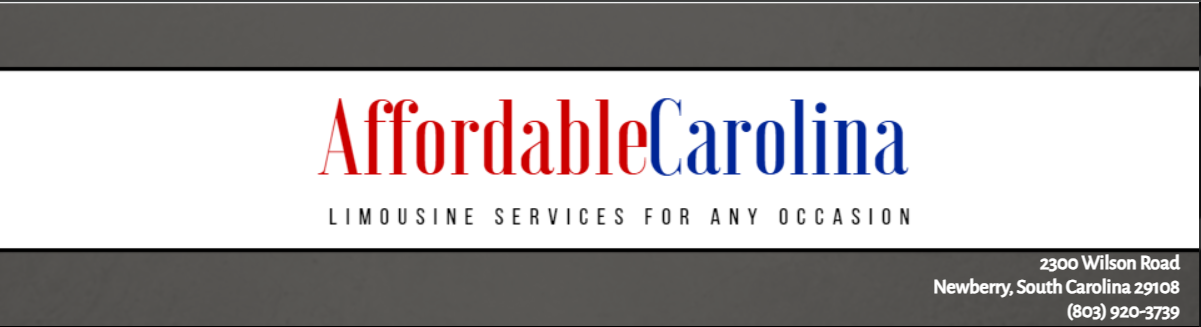 Affordable Carolina logo with red and blue text and a gray tagline on a white background