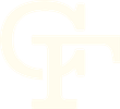 Cream-colored initials 