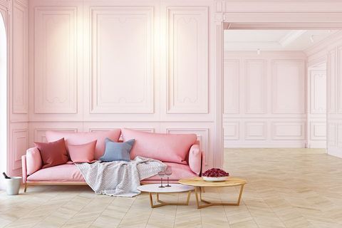 Accent Walls — Pink Painted Room in Seattle, WA