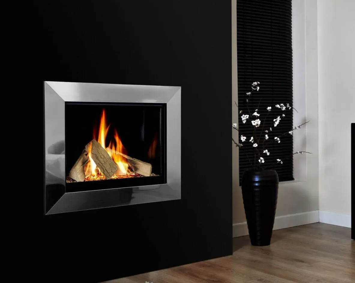 Hole in the wall gas fire