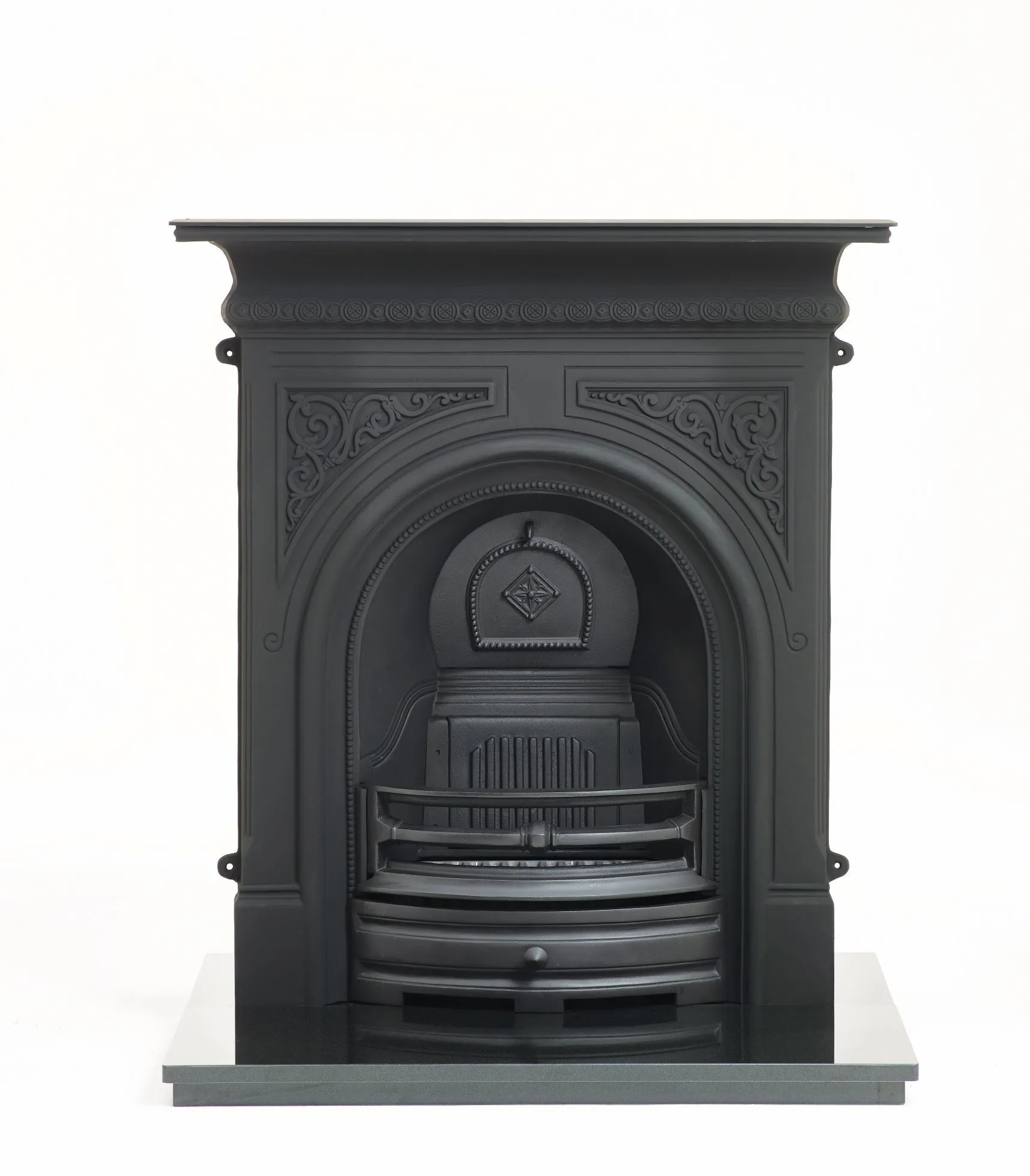 Cast iron fireplace