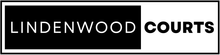Lindenwood Courts logo: black box with "Lindenwood" in white, "COURTS" in black next to it.
