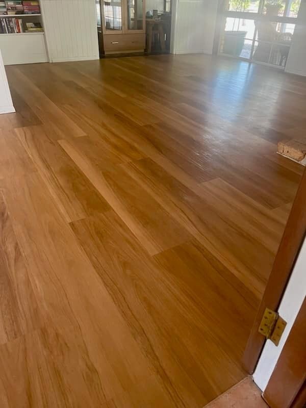 A Room With a Lot of Pieces of Wood on the Floor — BLB Flooring Solutions in Raymond Terrace, NSW