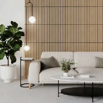 Living Room With a Light-colored Sofa — BLB Flooring Solutions in Central Coast, NSW