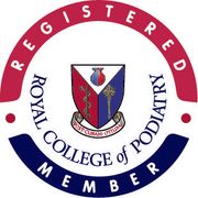 The college of Podiatry logo
