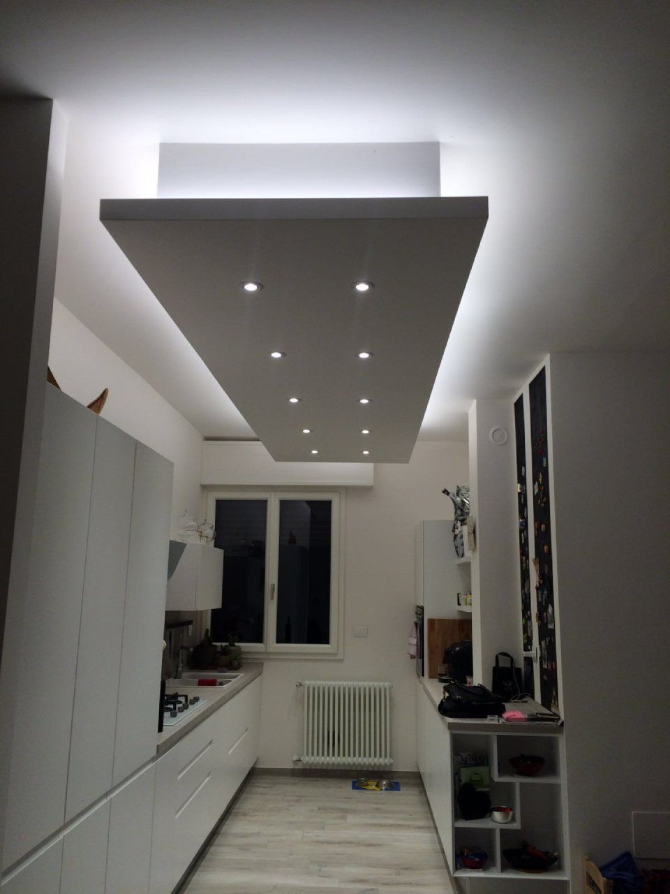 Cartongesso con luci