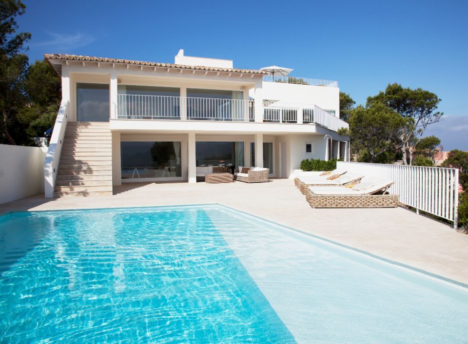 Villa con piscina esterna