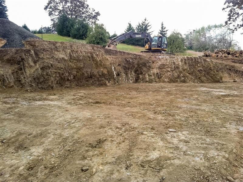 Excavated Land — Eugene, OR — Braun Excavating Inc.