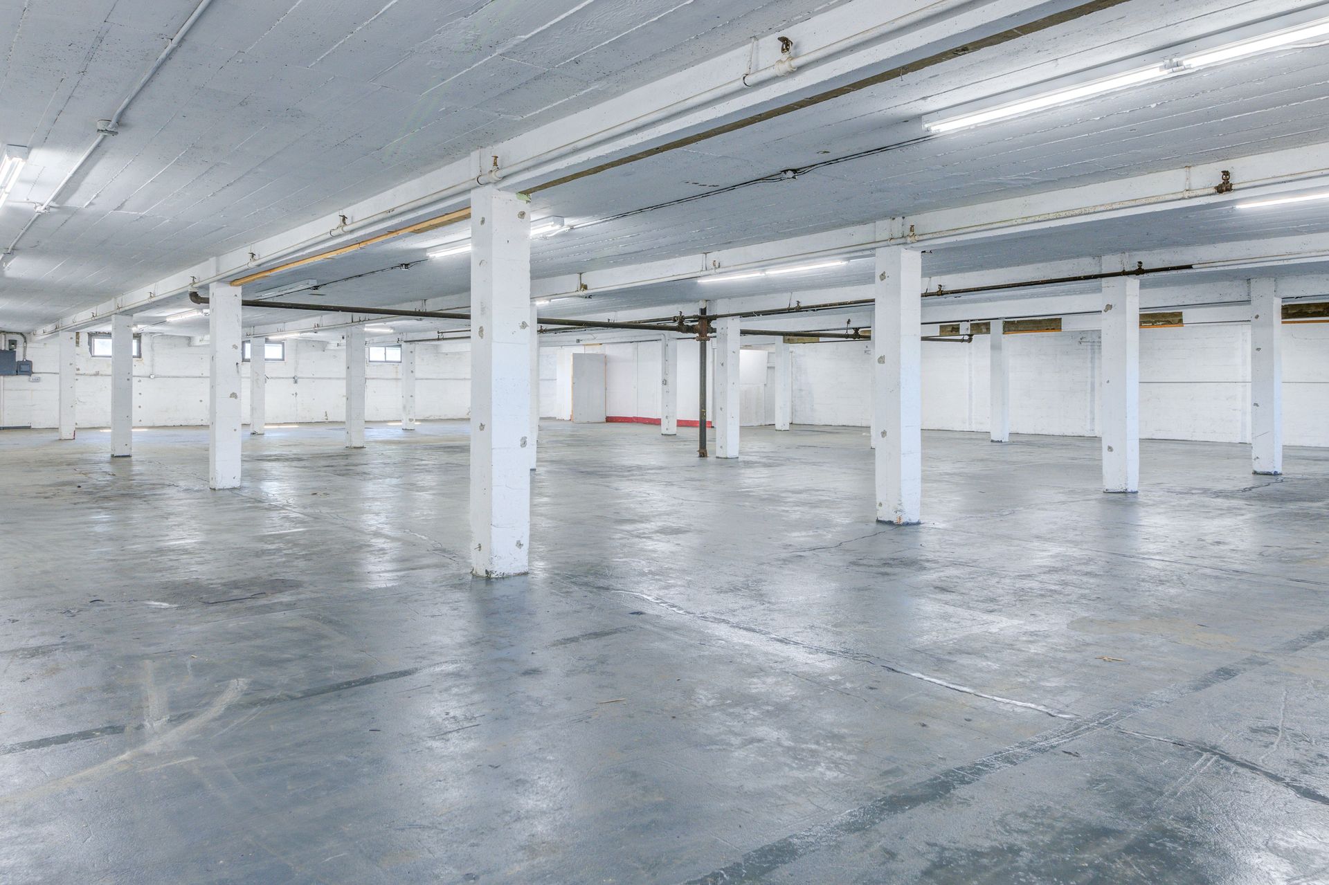 Large open warehouse space