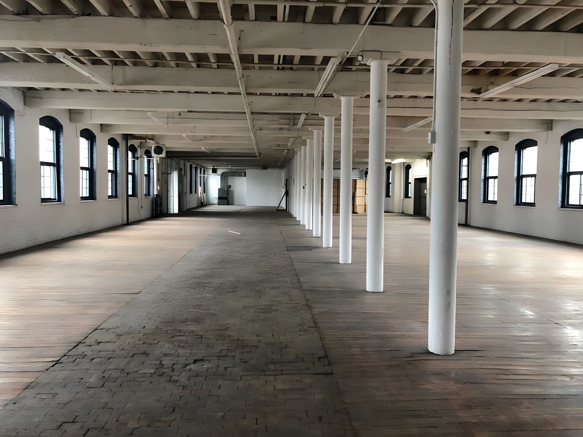 Large open warehouse space