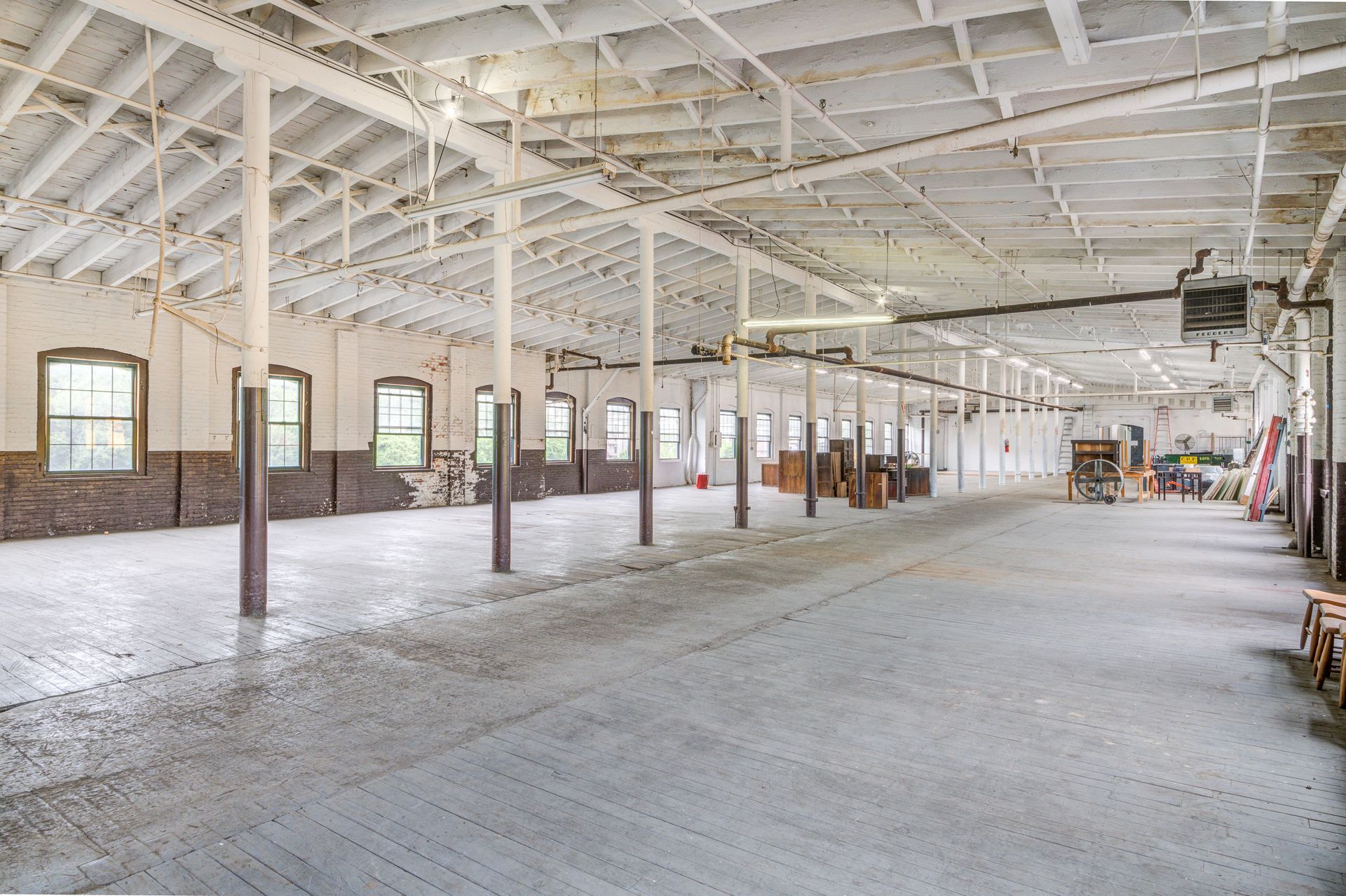Large open warehouse space